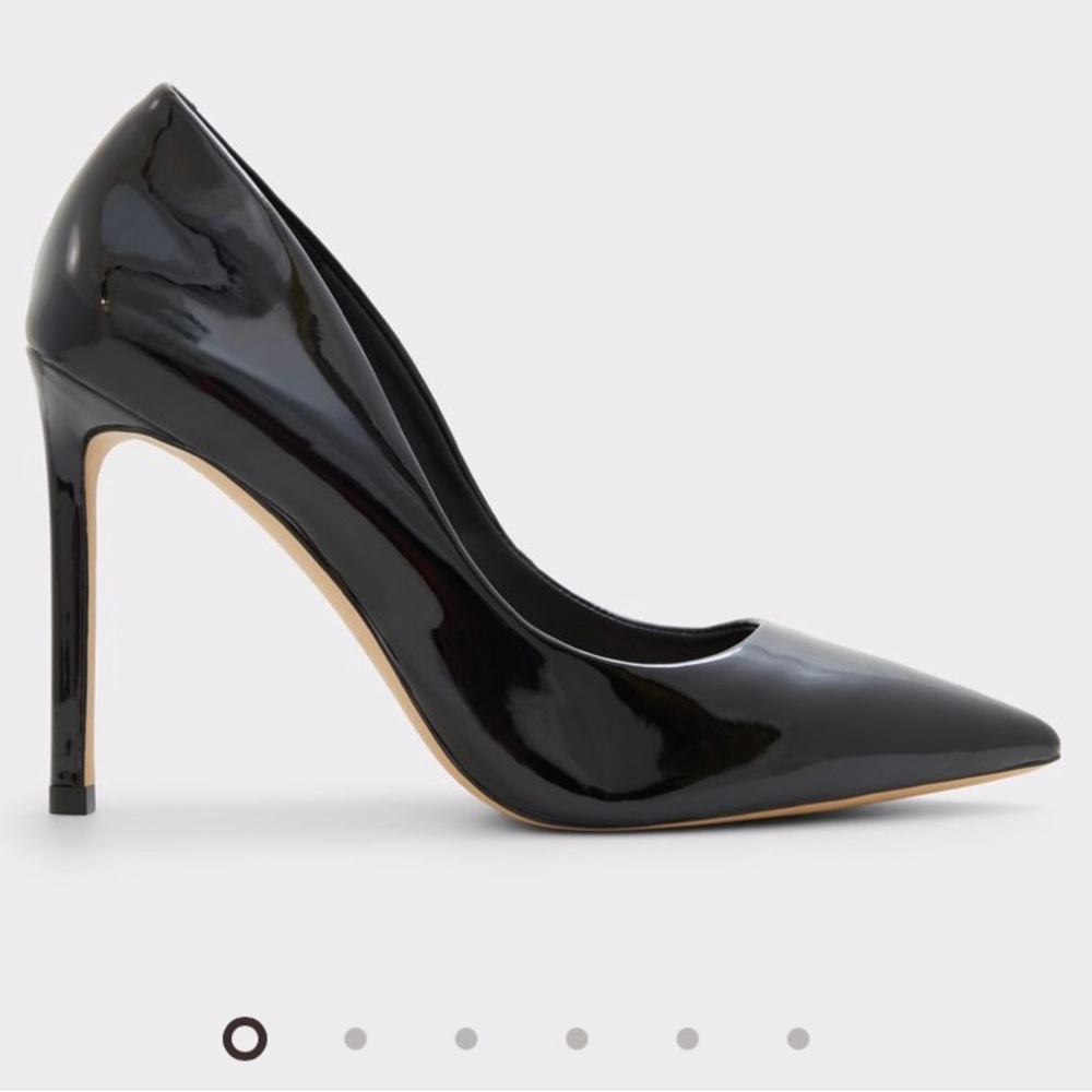 Aldo Stessy Black Patent Leather Pump: Ladies Size 8